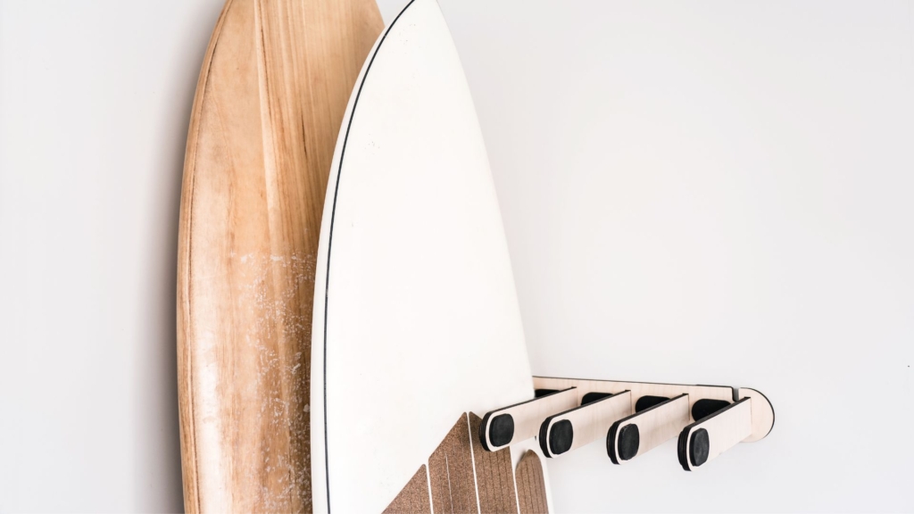 Gifts for Surfer: Surfboard Wall Rack