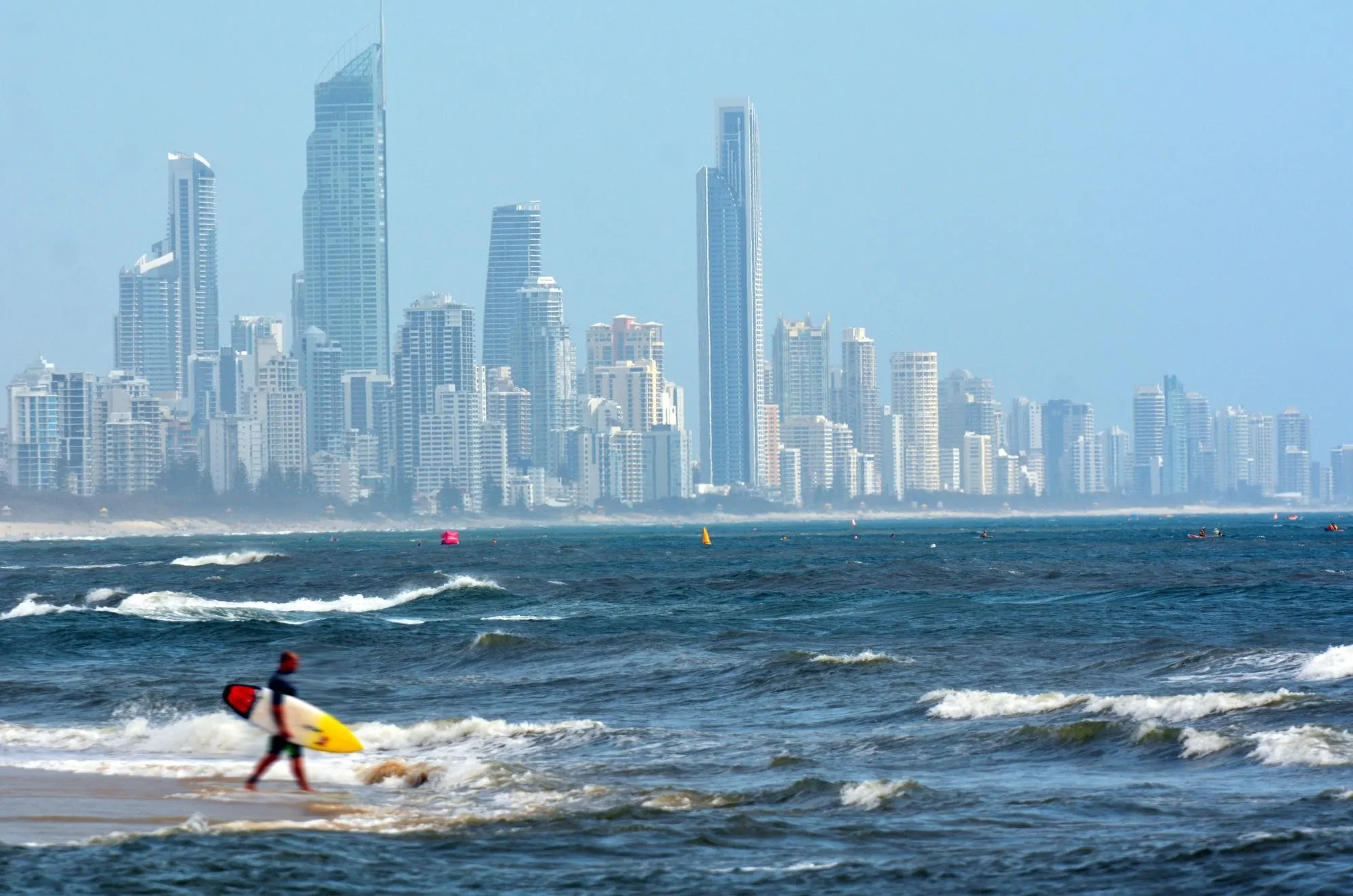 Surf in March Gold Coast, Australia