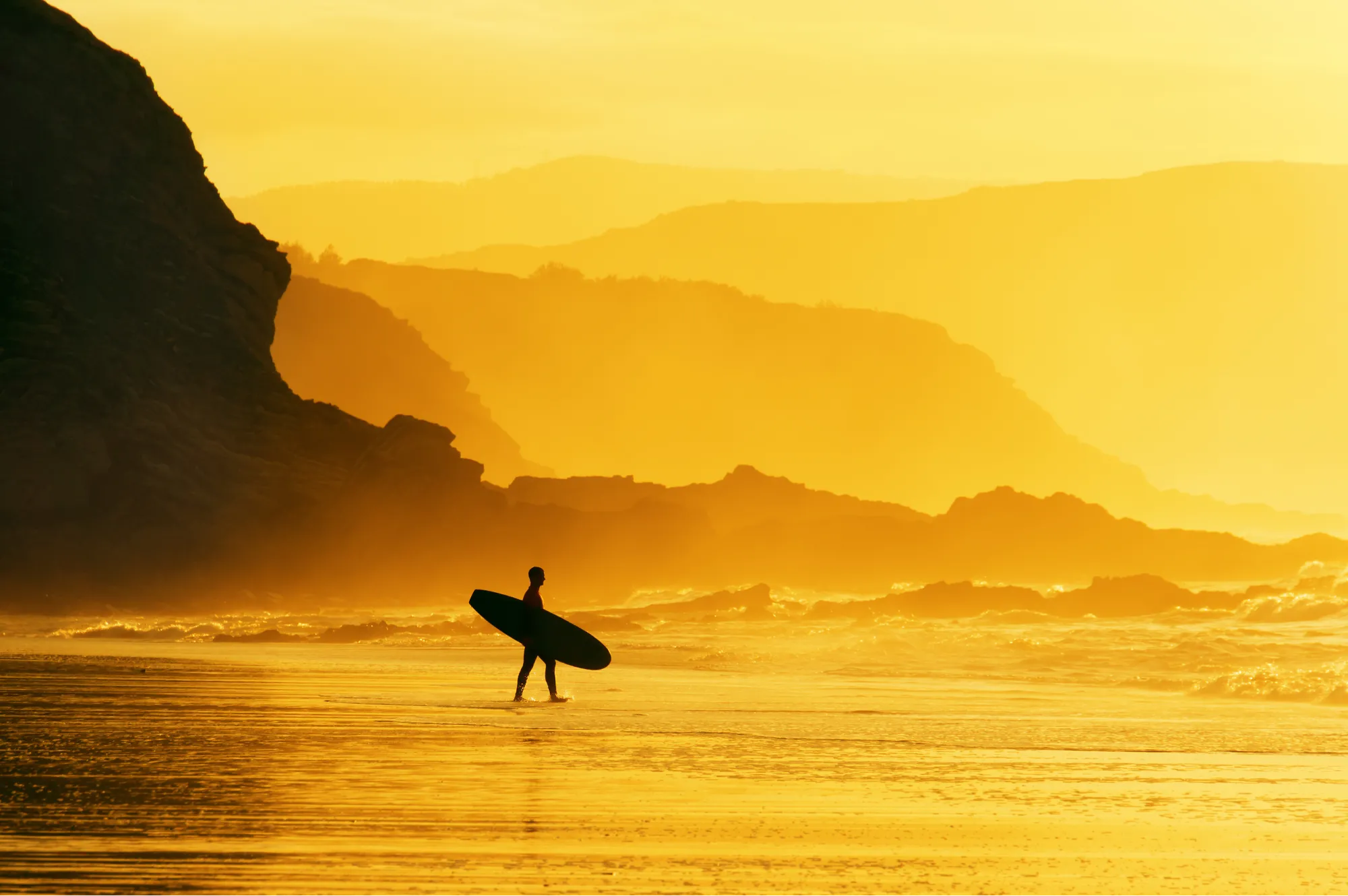 Surf in March San Diego, California