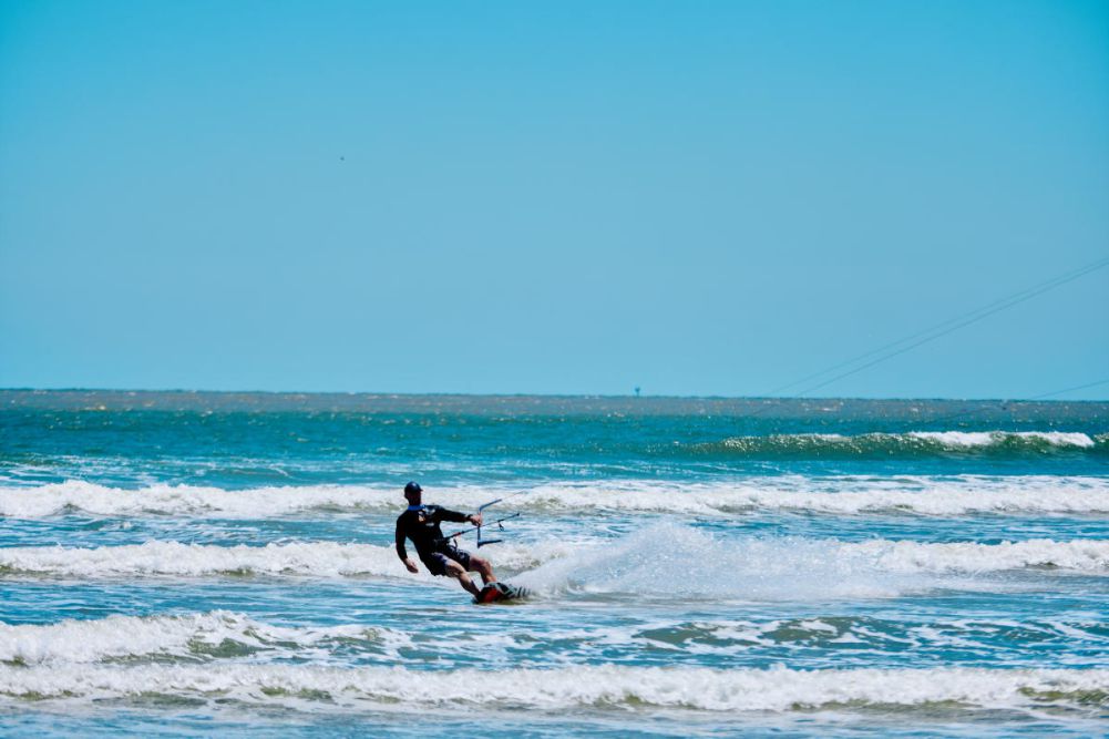 Surfing in Texas Port Aransas