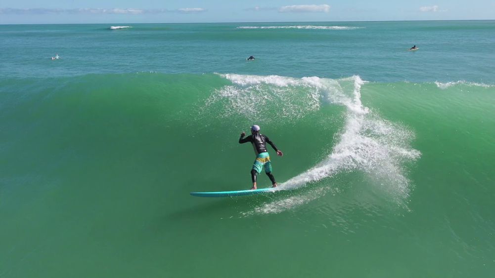 Surfing in Texas South Padre Island